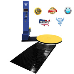 PEC Scales Carbon Steel Ramp 48" x 72"  for Floor Scales or Pallet Wrapping Machine, Capacity 10000 lb